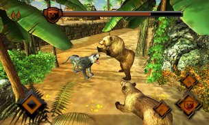 Дикий сердитый джунгли медведь screenshot 3