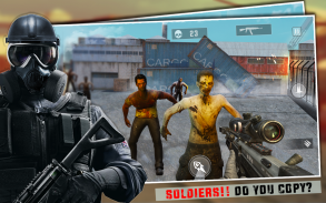 Zombie Gun Shooting Strike: Critical Action Games screenshot 0
