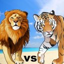 Lion Vs Tiger Wild Animal Simulator Game