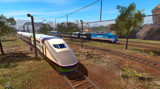 Train Racing Simulator: бесплатные поезда игры screenshot 0