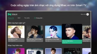 Nhac.vn HD for android TV screenshot 4