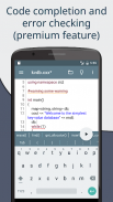 Cxxdroid - C++ compiler IDE for mobile development screenshot 3