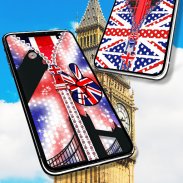 UK Flag Zipper Lock Screen screenshot 2