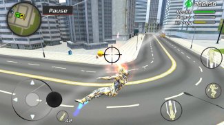 Super Crime Steel War Hero Iron Flying Mech Robot screenshot 1