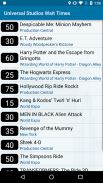 Wait Times Universal Orlando screenshot 0