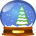 Christmas Stickers Doodle Text Icon