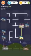 Electricista - conecte casas. Logica juegos gratis screenshot 0