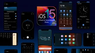 Os15 Dark Theme for Huawei screenshot 6