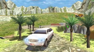 Real Limo Car Off Road Taxi Driving Simulator 2017 screenshot 2