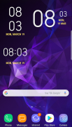 Galaxy S9 Plus Digital Clock Widget App screenshot 3