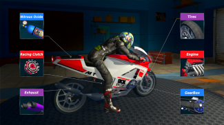 Rebel Gears Drag Bike CSR Moto screenshot 0