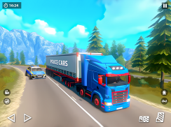 US Police Car Transporter Game screenshot 1