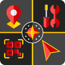 Smart Tools : GPS Tools , Compass QR code Scanner Icon
