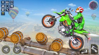 Fahrrad unmöglich Spuren Rennen:3D Motorrad Stunts screenshot 0