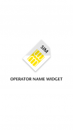 Operator Name Widget screenshot 0