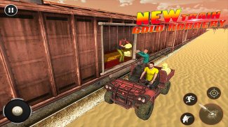 Train Robbery shooting game: Gold Robbery Crime screenshot 1