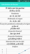 Calculadora de Rectas - Ecuaciones de la Recta. screenshot 5