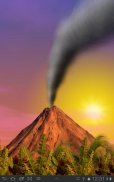 Smoking Volcano Free LWP screenshot 2