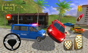 Cảnh sát lái xe thành phố lái xe: cảnh sát vs gan screenshot 1
