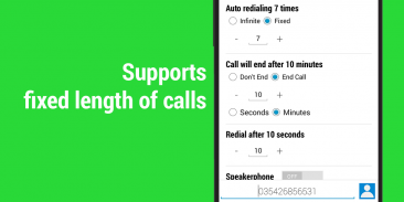 Auto Call Redial Pro Key screenshot 1