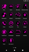 Flat Black and Pink Icon Pack Free screenshot 9