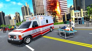 ambulans robot transformasi penyelamatan permainan screenshot 3