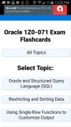 Oracle SQL Certification (1Z0-071) Flashcards screenshot 2