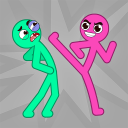 Stick-man Kick Fighting Game