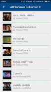 A R Rahman Tamil Hit Songs screenshot 2