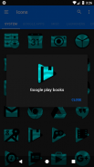 Cyan and Black Icon Pack Free screenshot 9