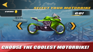 Motorbike Stunts - Extreme Ramps screenshot 2