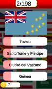 Banderas del mundo en español Quiz screenshot 1