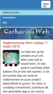 CatharinaWeb daghoroscoop screenshot 1