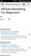 Affiliate Marketing 4 Newbies screenshot 0