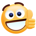 Free Thumbs Up Emoji Sticker Icon