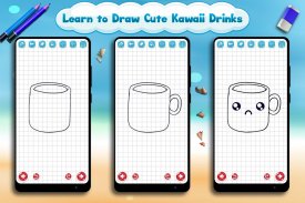 Learn to Draw Drinks & Juices screenshot 4