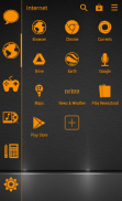 Stamped Orange SL Theme screenshot 1