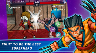 Superheroes trò chơi chiến đấu screenshot 1
