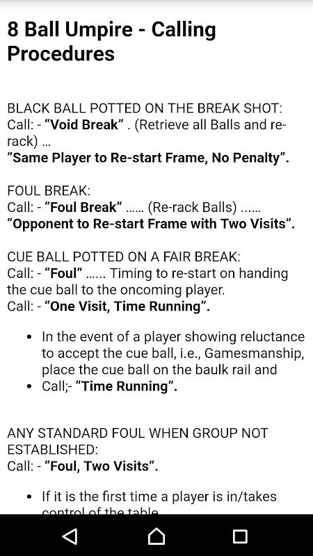 World Eight Ball Rules: Playing Rules 2020 - 8 Ball Umpire