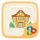 (FREE) School Life GO Launcher Theme Icon