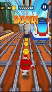 Subway Santa Claus Runner Xmas screenshot 5