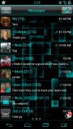 GO SMS Cyan Glass Theme screenshot 0