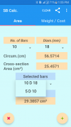 Steel Bars Calculator screenshot 1