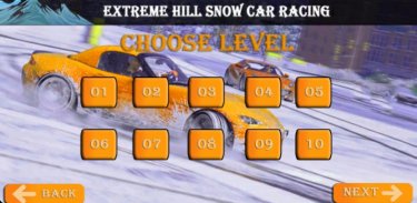 Extreme  Hills Snow Car Racing screenshot 3