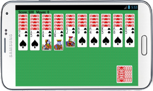 Spider Solitaire Free Game screenshot 1