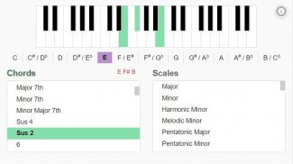 Piano Chords and Scales screenshot 1