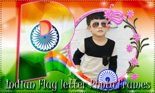 Indian Flag Letter Photo Frame screenshot 4