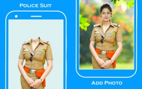 Women police suit photo editor screenshot 3