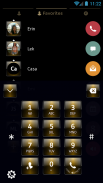 Dusk Gold Dialer Contact Theme screenshot 1