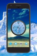 Ice Clock Live Wallpaper screenshot 2